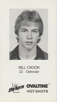 1984-85 Ovaltine Minnesota Strikers (MISL) #NNO Bill Crook Front