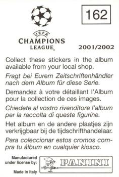 2001-02 Panini UEFA Champions League #162 Christophe Delmotte Back