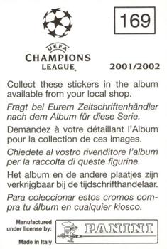 2001-02 Panini UEFA Champions League #169 Sidney Govou Back