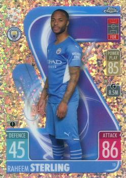 2021-22 Topps Chrome Match Attax UEFA Champions League & Europa League - Speckle #10 Raheem Sterling Front