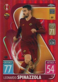 2021-22 Topps Chrome Match Attax UEFA Champions League & Europa League - Red #145 Leonardo Spinazzola Front