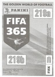2022 Panini FIFA 365 The Golden World of Football #219a / 219b Kostas Fortounis / Yann M’Vila Back
