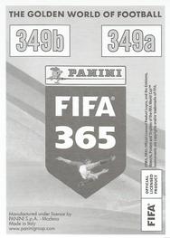 2022 Panini FIFA 365 The Golden World of Football #349a / 349b Thibaut Courtois / Toby Alderweireld Back