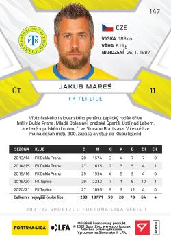 2021-22 SportZoo Fortuna:Liga #147 Jakub Mares Back