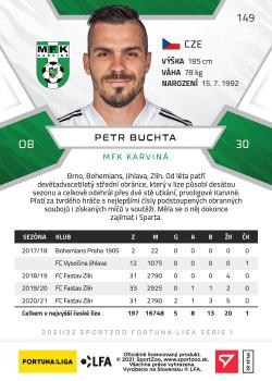 2021-22 SportZoo Fortuna:Liga #149 Petr Buchta Back