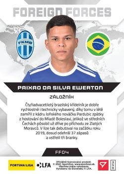 2021-22 SportZoo Fortuna:Liga - Foreign Forces #FF04 Paixao da Silva Ewerton Back