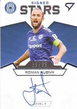 2021-22 SportZoo Fortuna:Liga - Signed Stars Level 3 #S3-RH Roman Hubnik Front