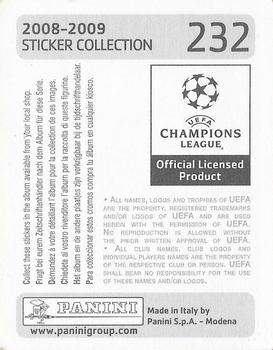 2008-09 Panini UEFA Champions League Stickers #232 John Terry Back