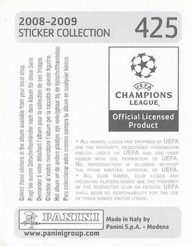 2008-09 Panini UEFA Champions League Stickers #425 Timmy Simons Back