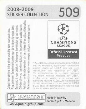 2008-09 Panini UEFA Champions League Stickers #509 George Ogararu Back