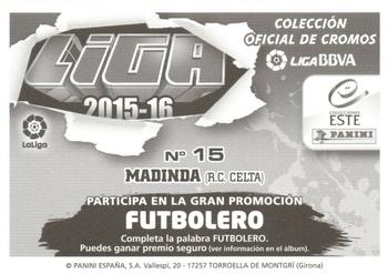 2015-16 ESTE Spanish Liga #135 Madinda Back
