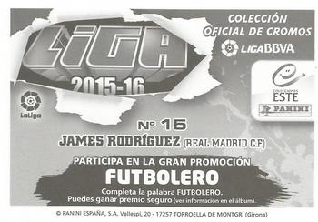 2015-16 ESTE Spanish Liga #375 James Rodríguez Back