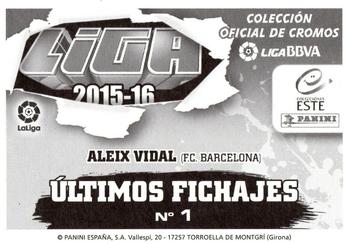 2015-16 ESTE Spanish Liga #631 Aleix Vidal Back