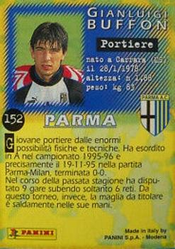 1997 Panini Calcio Serie A - New Cards #152 Gianluigi Buffon Back