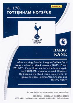 2021 Panini Immaculate Collection - Gold #178 Harry Kane Back