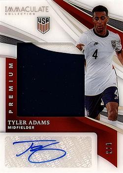 2021 Panini Immaculate Collection - Premium Swatch Autographs Jersey Number #PR-TYA Tyler Adams Front