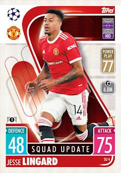 2021-22 Topps Match Attax Champions & Europa League Extra - Squad Update #SU4 Jesse Lingard Front
