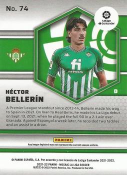 2021-22 Panini Mosaic La Liga #74 Hector Bellerin Back