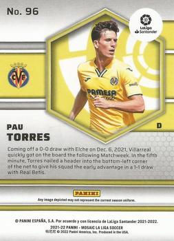 2021-22 Panini Mosaic La Liga #96 Pau Torres Back