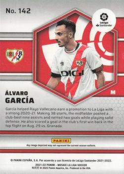 2021-22 Panini Mosaic La Liga #142 Alvaro Garcia Back