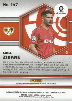 2021-22 Panini Mosaic La Liga #147 Luca Zidane Back