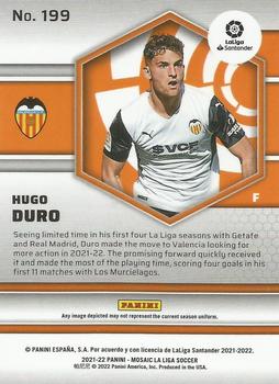 2021-22 Panini Mosaic La Liga #199 Hugo Duro Back