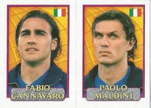 2000 Merlin Europe 2000 #95 Fabio Cannavaro / Paolo Maldini Front