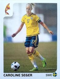 2017 Panini UEFA Women's EURO 2017 The Netherlands Stickers #9 Caroline Seger Front