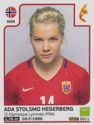 2017 Panini UEFA Women's EURO 2017 The Netherlands Stickers #53 Ada Hegerberg Front