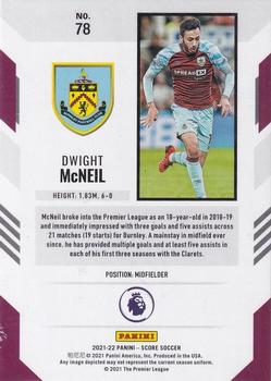 2021-22 Score Premier League #78 Dwight McNeil Back
