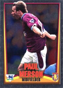 2001 Topps F.A. Premier League Mini Cards (Nestle Cereal) - Silver foil #3 Paul Merson Front