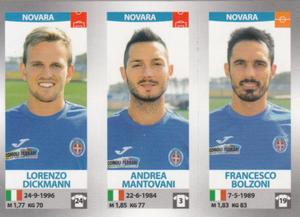 2016-17 Panini Calciatori Stickers #667 Lorenzo Dickmann / Andrea Mantovani / Francesco Bolzoni Front