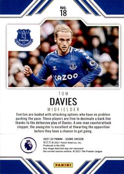 2021-22 Score Premier League - Score Team #18 Tom Davies Back