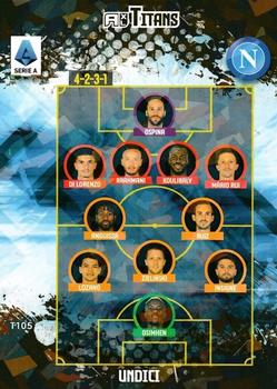 2022 Panini Adrenalyn XL Calciatori Titans #T105 Squadra Napoli Front