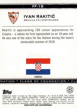 2021-22 Topps UEFA Champions League - Flags of Foundation #FF-18 Ivan Rakitić Back