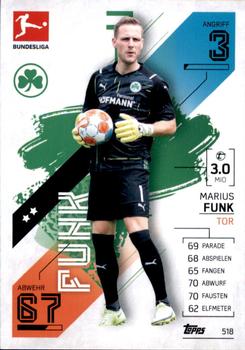 2021-22 Topps Match Attax Bundesliga Extra #518 Marius Funk Front