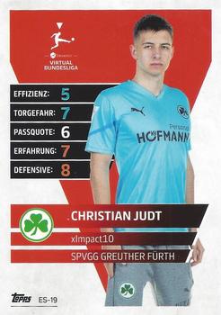 2021-22 Topps Match Attax Bundesliga Extra - Virtual Bundesliga #ES-19 Christian Judt Front