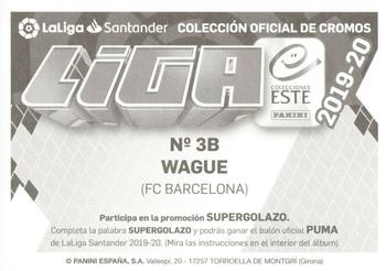 2019-20 Panini LaLiga Santander Este Stickers - FC Barcelona #3B Moussa Wague Back
