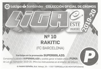2019-20 Panini LaLiga Santander Este Stickers - FC Barcelona #10 Ivan Rakitic Back