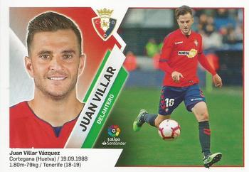2019-20 Panini LaLiga Santander Este Stickers - CA Osasuna #15 Juan Villar Front