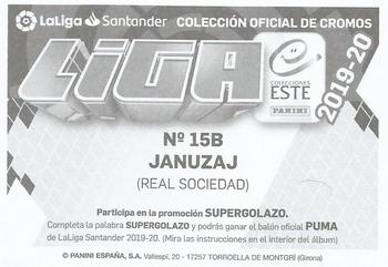 2019-20 Panini LaLiga Santander Este Stickers - Real Sociedad #15B Adnan Januzaj Back