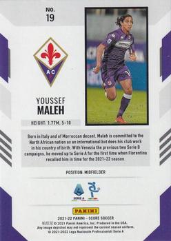 2021-22 Score Serie A #19 Youssef Maleh Back