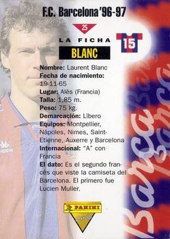 1996-97 F.C. Barcelona #25 Blanc Back