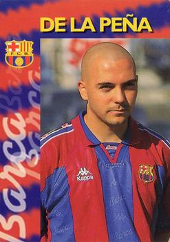 1996-97 F.C. Barcelona #32 De La Peña Front