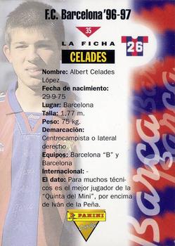1996-97 F.C. Barcelona #35 Celades Back