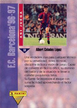 1996-97 F.C. Barcelona #59 Celades Back