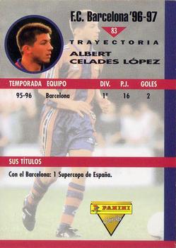 1996-97 F.C. Barcelona #83 Celades Back