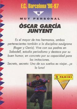 1996-97 F.C. Barcelona #98 Óscar Back