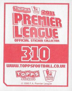 2010-11 Topps Premier League 2011 #310 Rory Delap Back