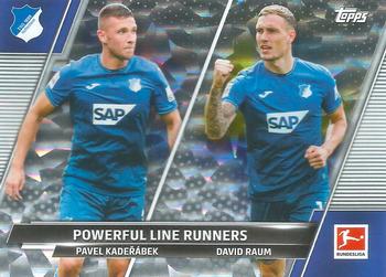 2021-22 Topps Bundesliga - Speckle Foil #195 Pavel Kaderabek / David Raum Front